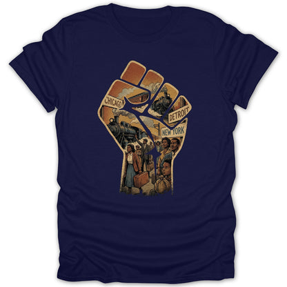 Chicago Detroit New York Graphic T-Shirt