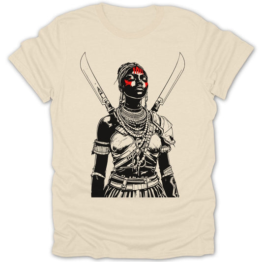 Dahomey Agojie Warrior Battle Ready Tee - Zion Threadz