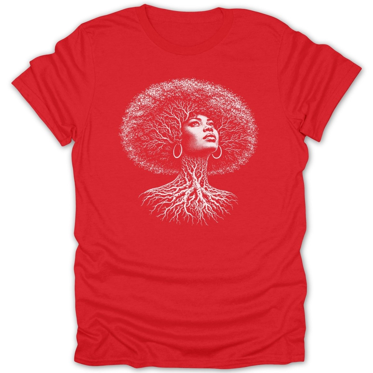 Afro Girl Roots Tee - Zion Threadz