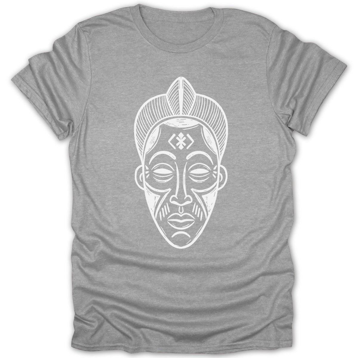 African Tribal Mask Style Tee - Zion Threadz