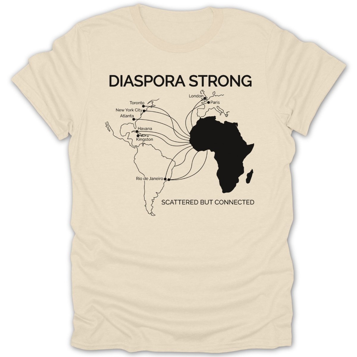 Diaspora Strong Connected Tee - Zion Threadz