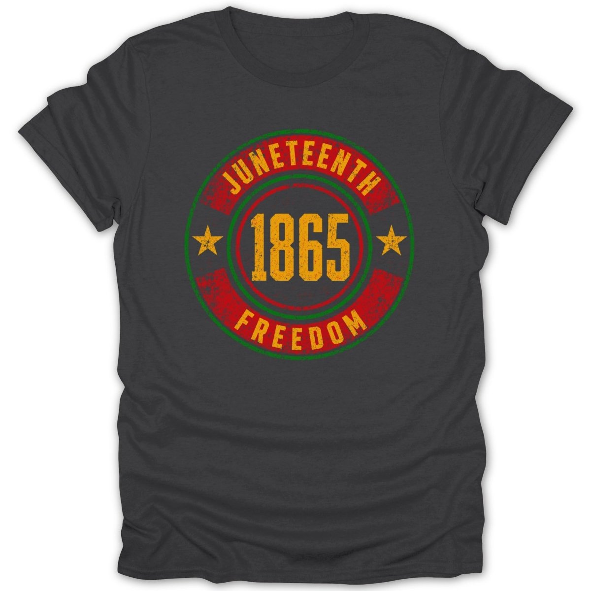 Juneteenth Heritage Freedom 1865 Seal Tee - Zion Threadz