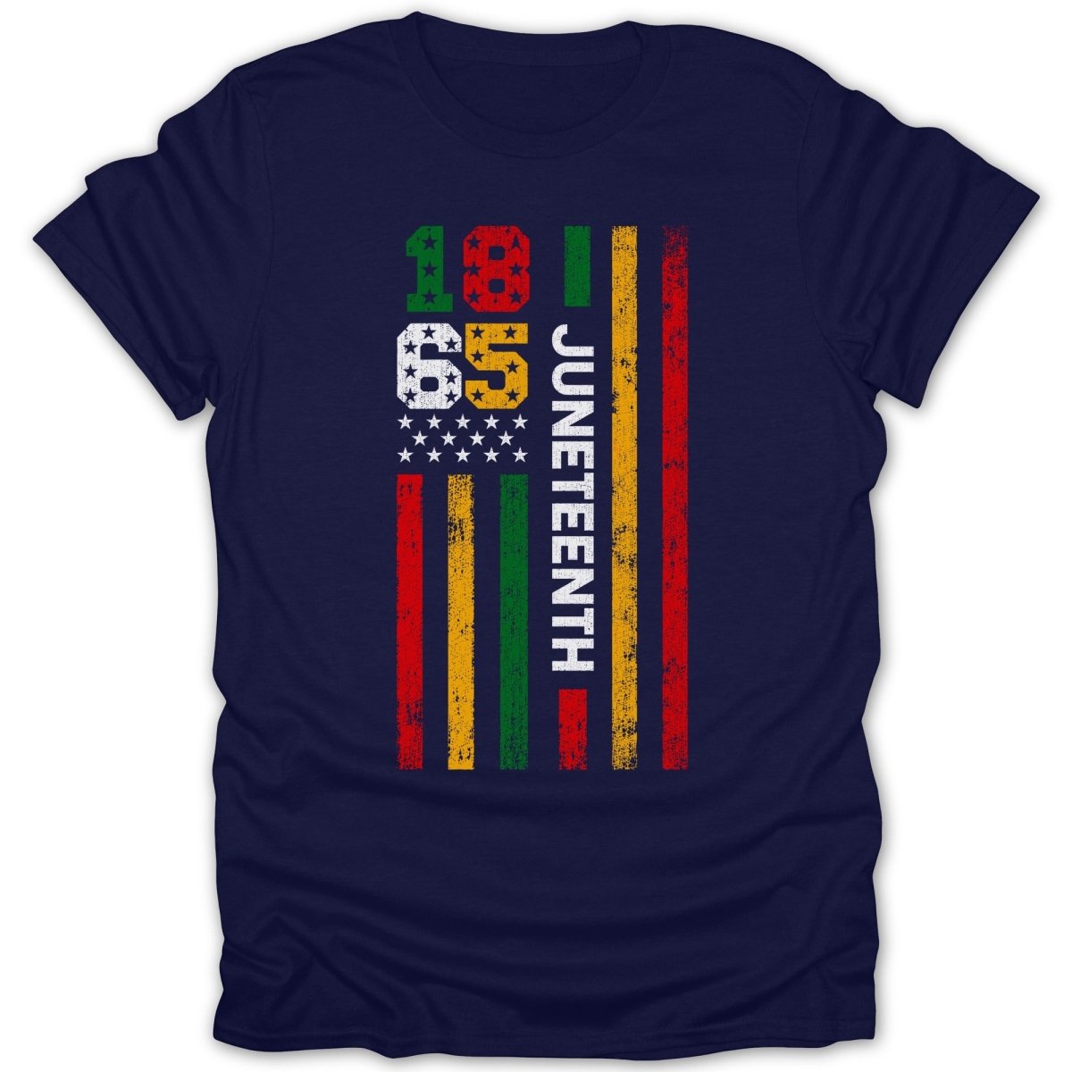 Juneteenth 1865 Heritage Flag Tee - Zion Threadz