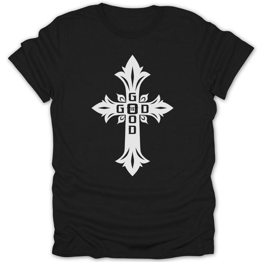 God Is Good Cross Tee - Zion Threadz