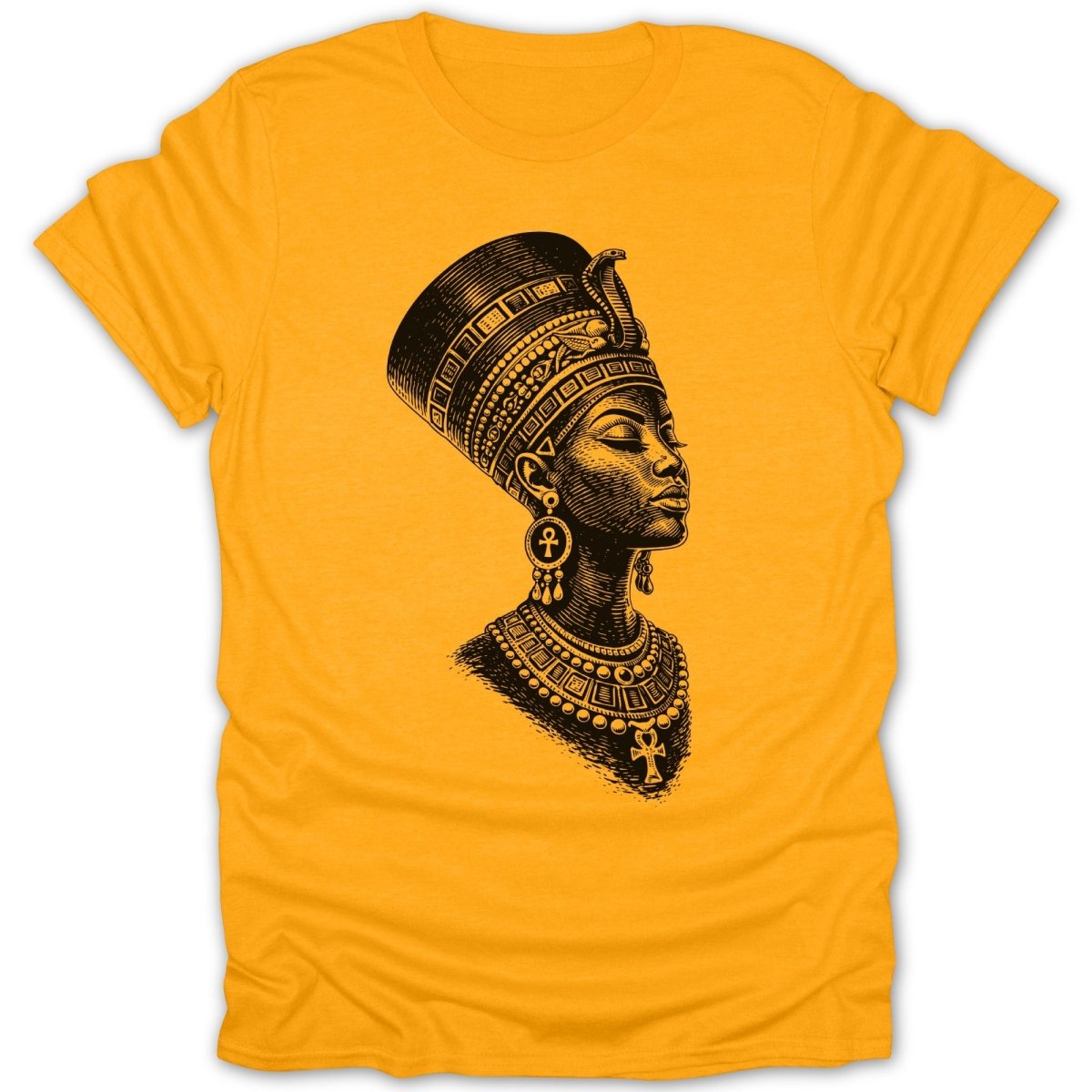 Nefertiti Empress Engraving Tee - Zion Threadz