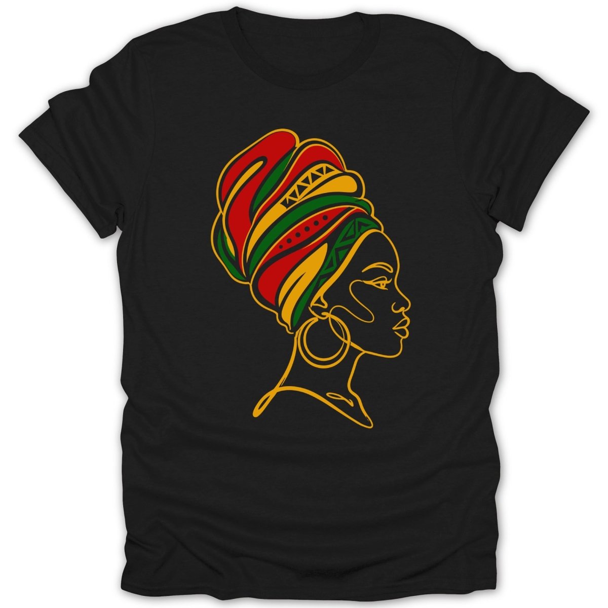 Juneteenth Essence Headwrap Tee - Zion Threadz