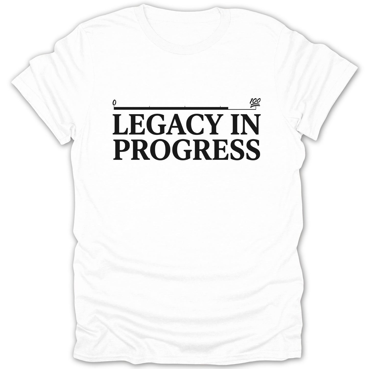 Legacy In Progress with 100 Print T-Shirt
