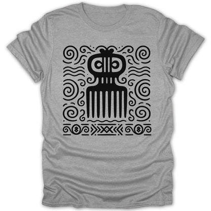 Adinkra Comb Pattern Tee - Zion Threadz