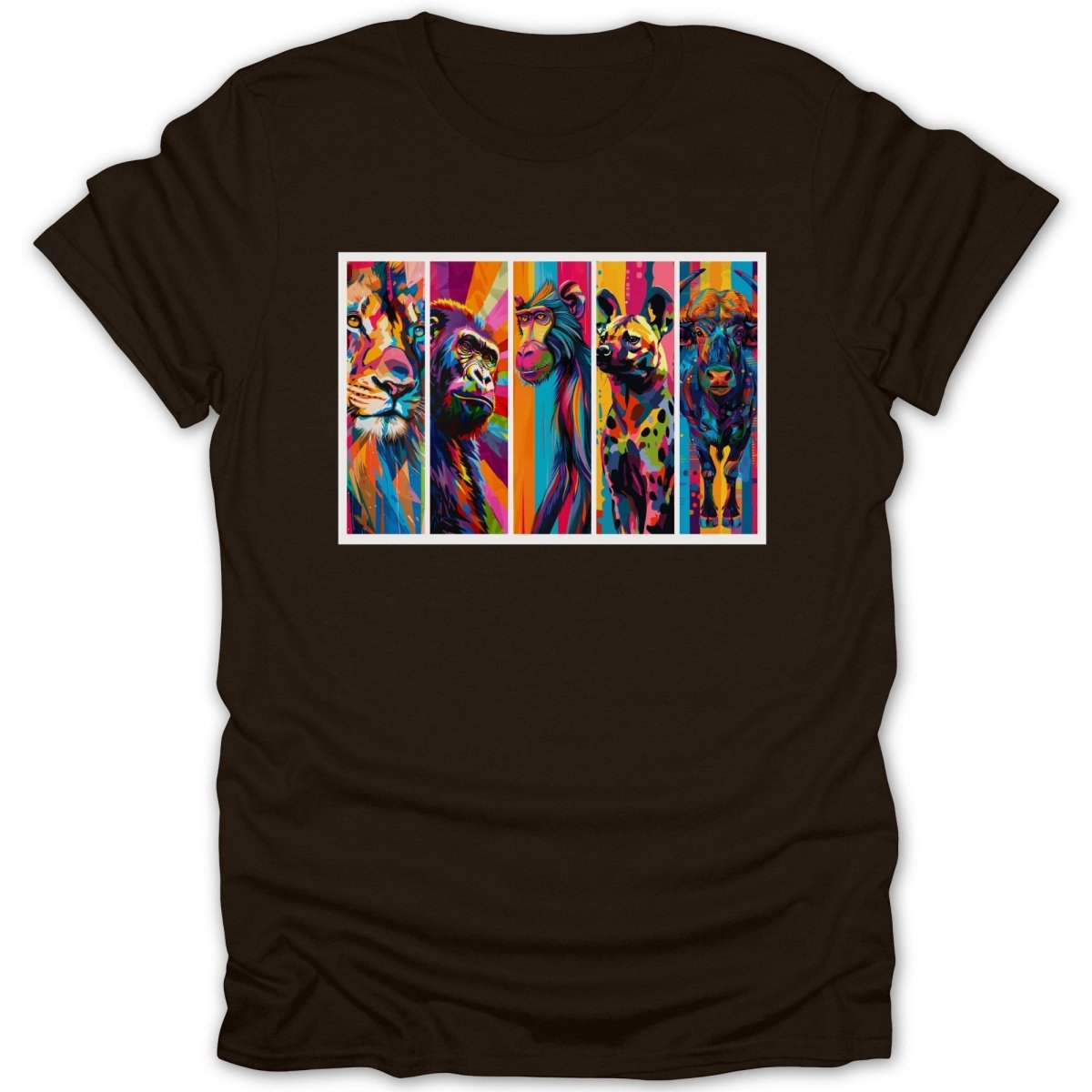 African Animals Pop Art Tee - Zion Threadz