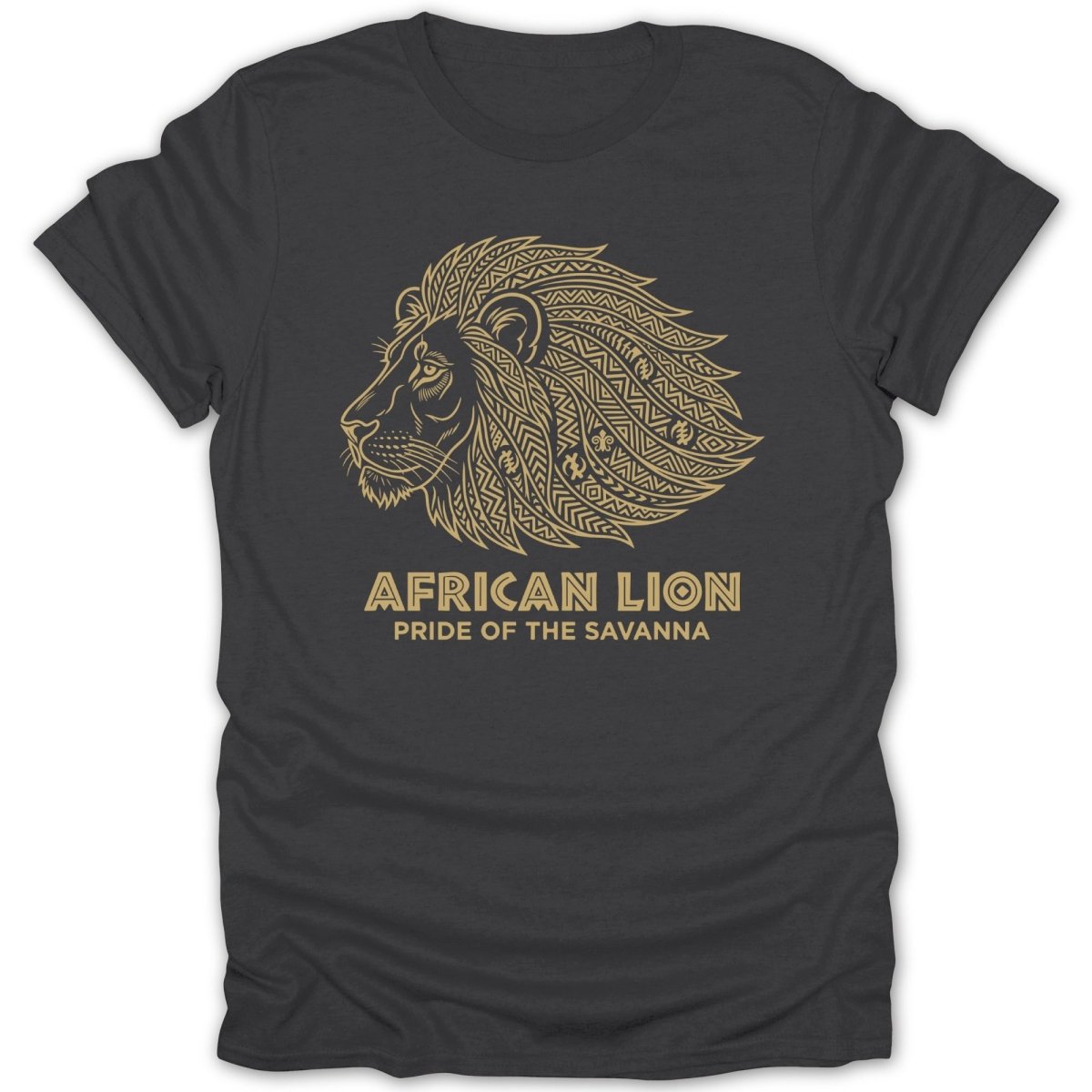 African Lion Pride Of The Savanna Tee - Zion Threadz