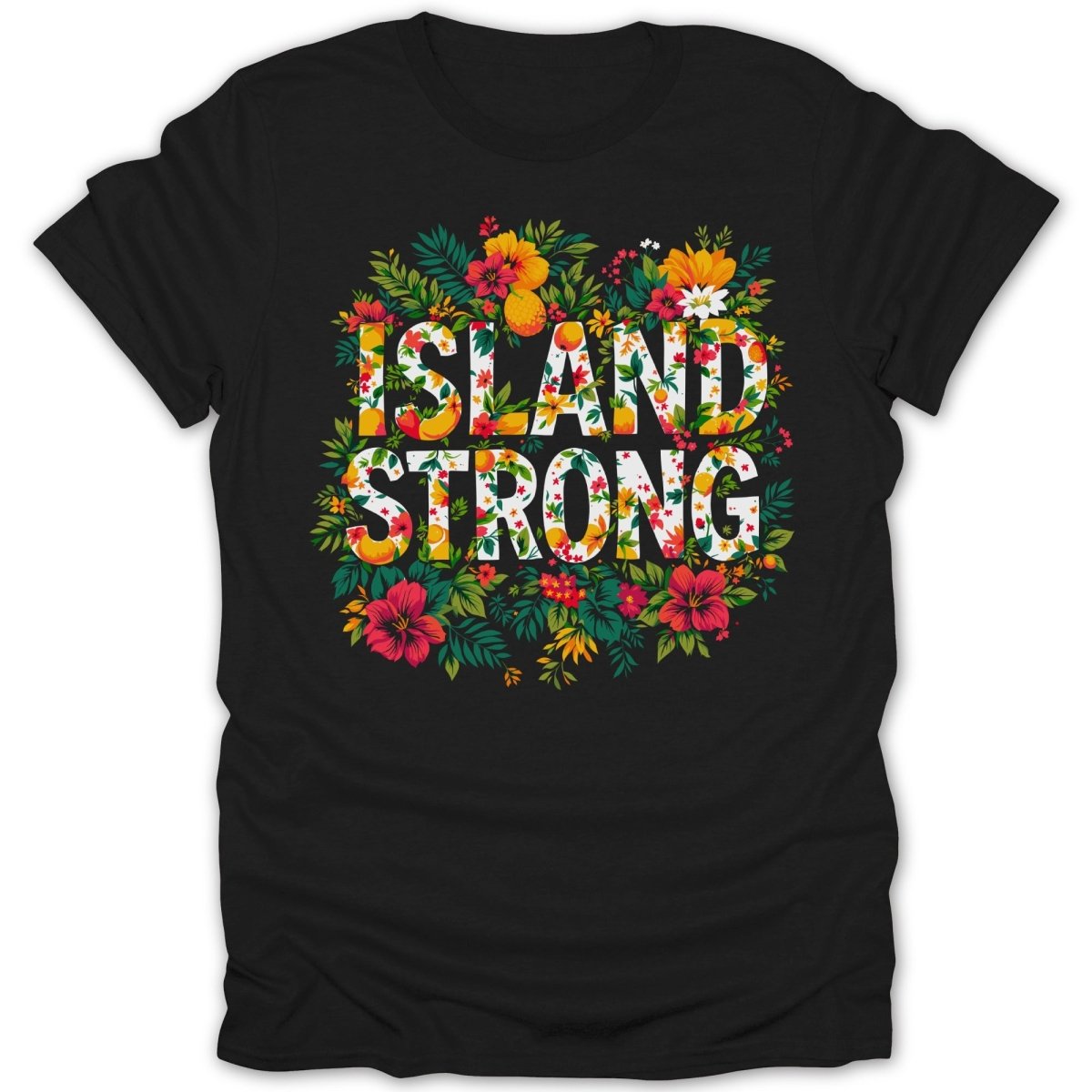 Floral Island Strong Tee - Zion Threadz