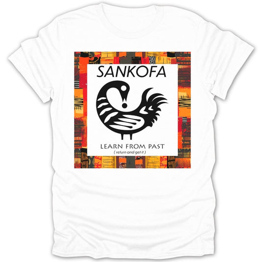 Adinkra Sankofa Color Pattern Tee - Zion Threadz