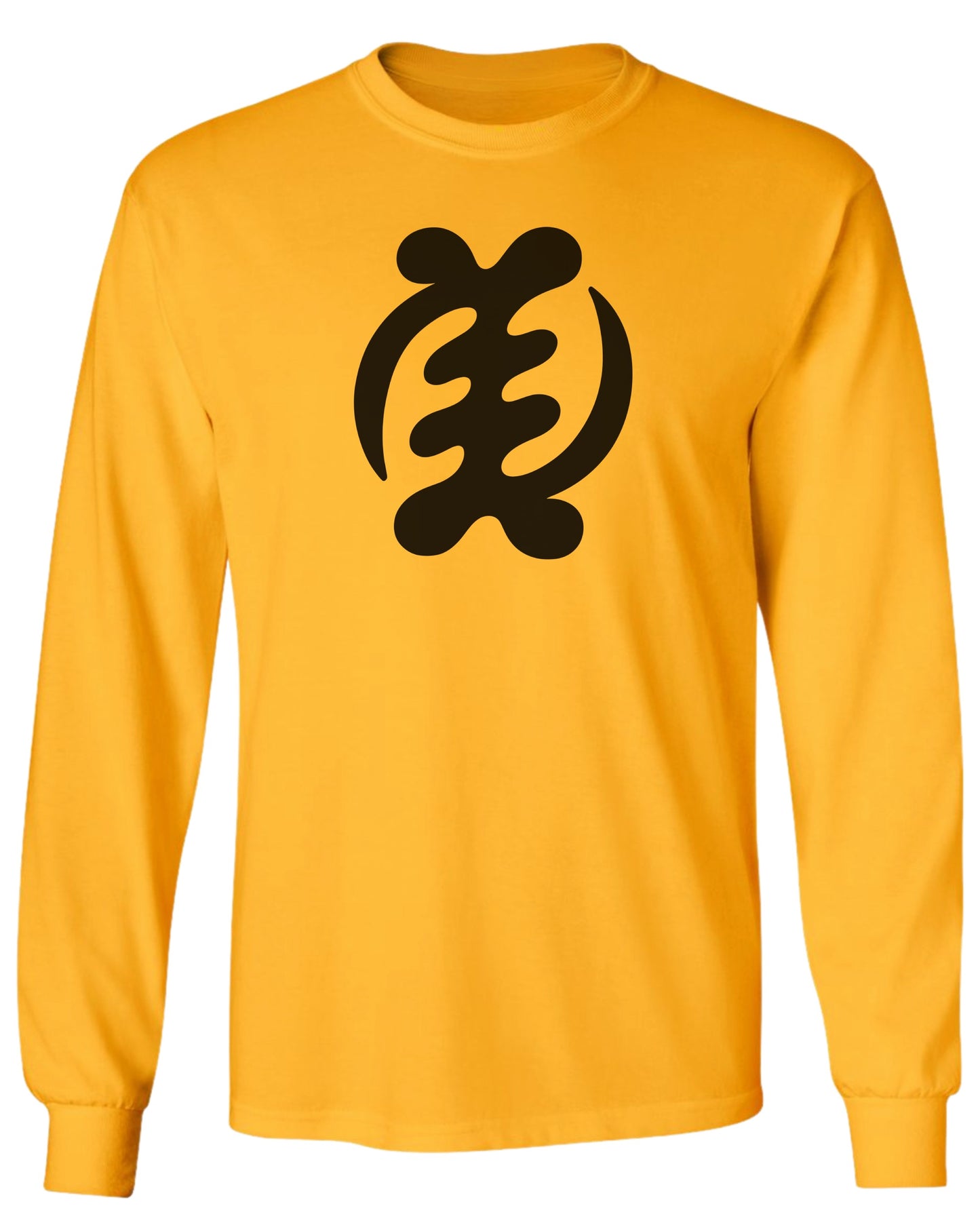 Yellow Long Sleeve Shirt with Unique Symbol product