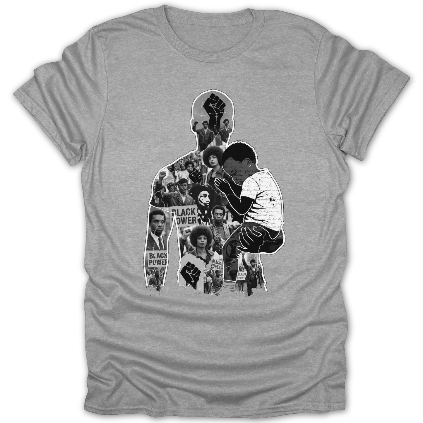 Empower Black Power History Art Graphic T-Shirt