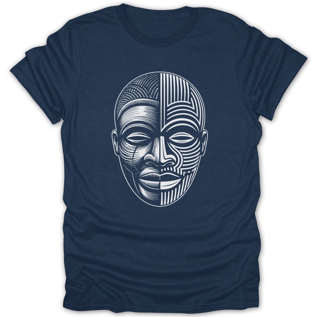 Duality Tribal Mask Tee - Zion Threadz