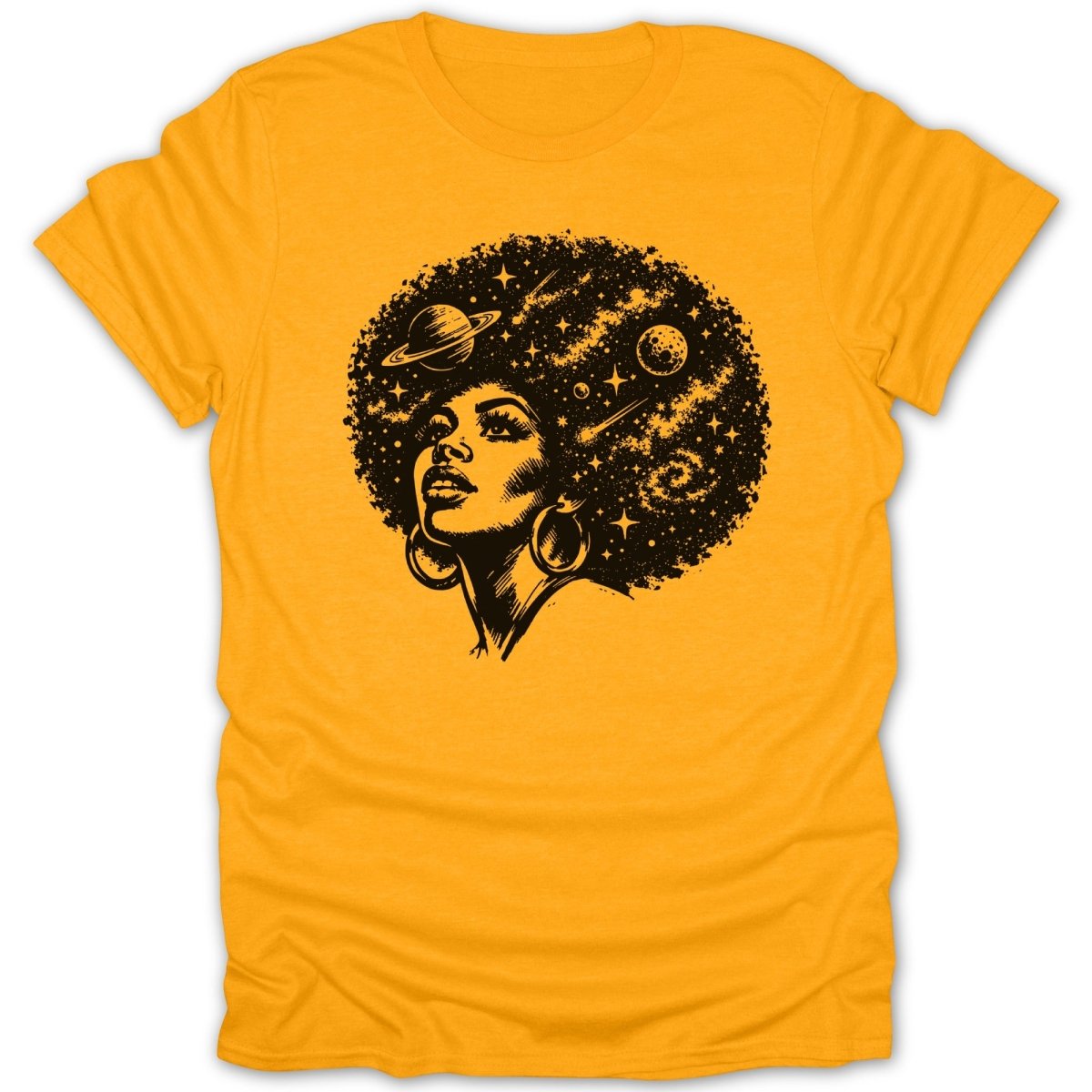 Afro Girl Celestial Dreamer Tee - Zion Threadz