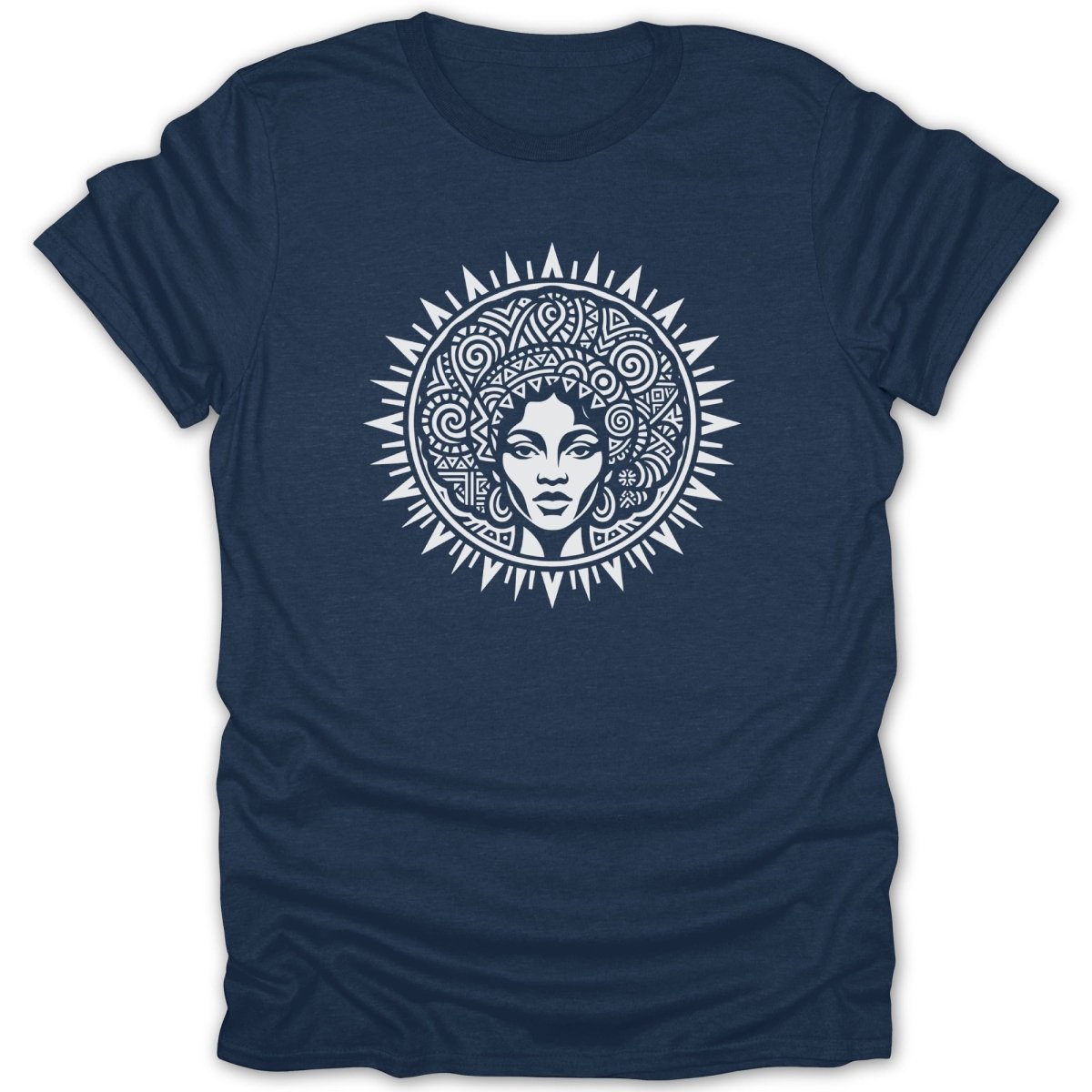 Radiant African Woman Sunburst Tee - Zion Threadz