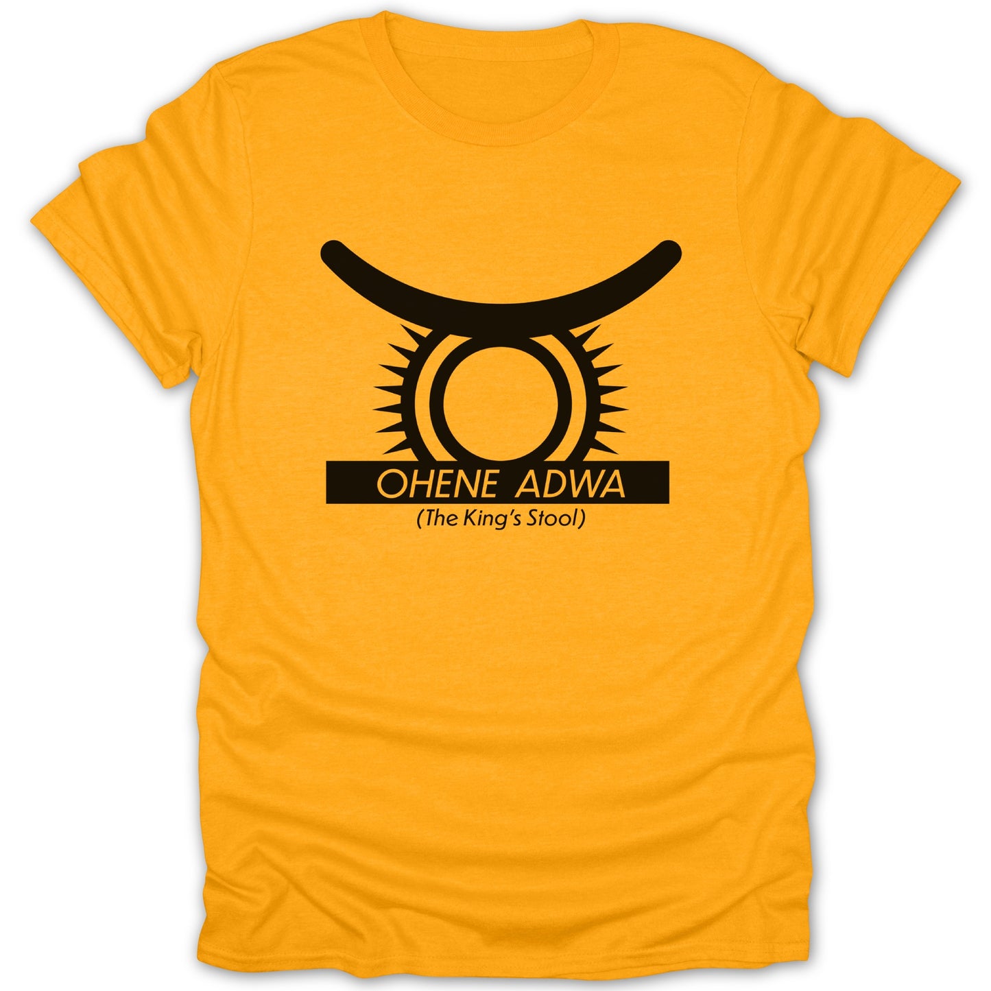 OHENE ADWA (The King's Stool) Yellow T-Shirt
