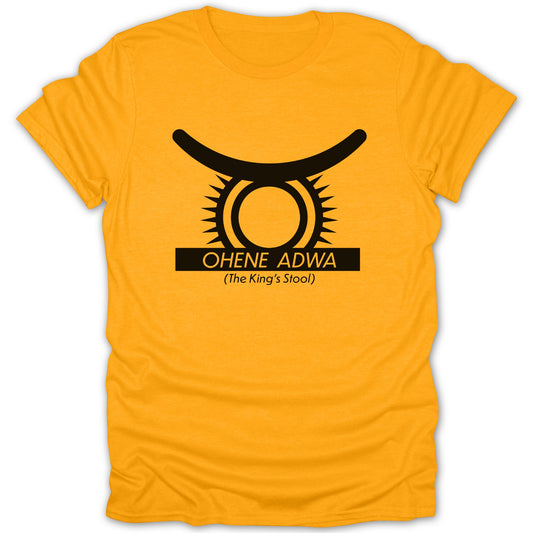 OHENE ADWA (The King's Stool) Yellow T-Shirt