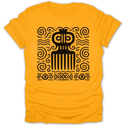 Adinkra Comb Pattern Tee - Zion Threadz