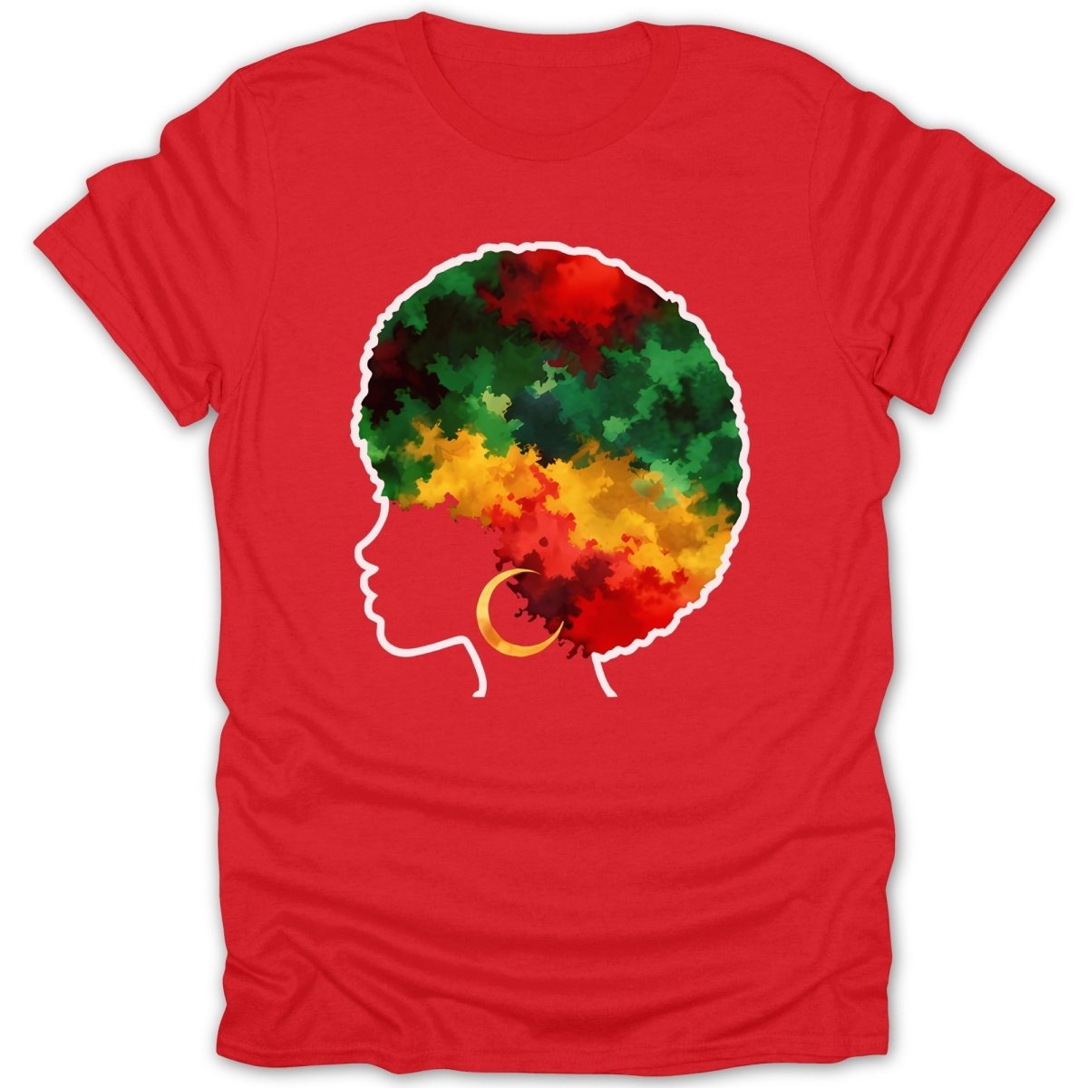 Vibrant Heritage Afro Tee - Zion Threadz
