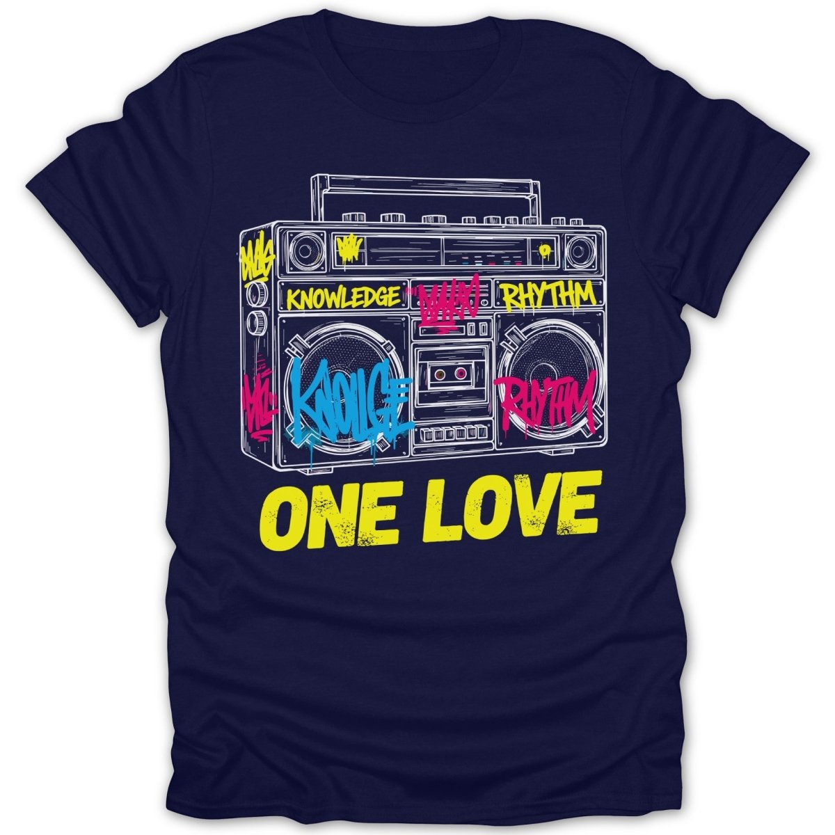 Knowledge Rhythm Boom Box Tee - Zion Threadz