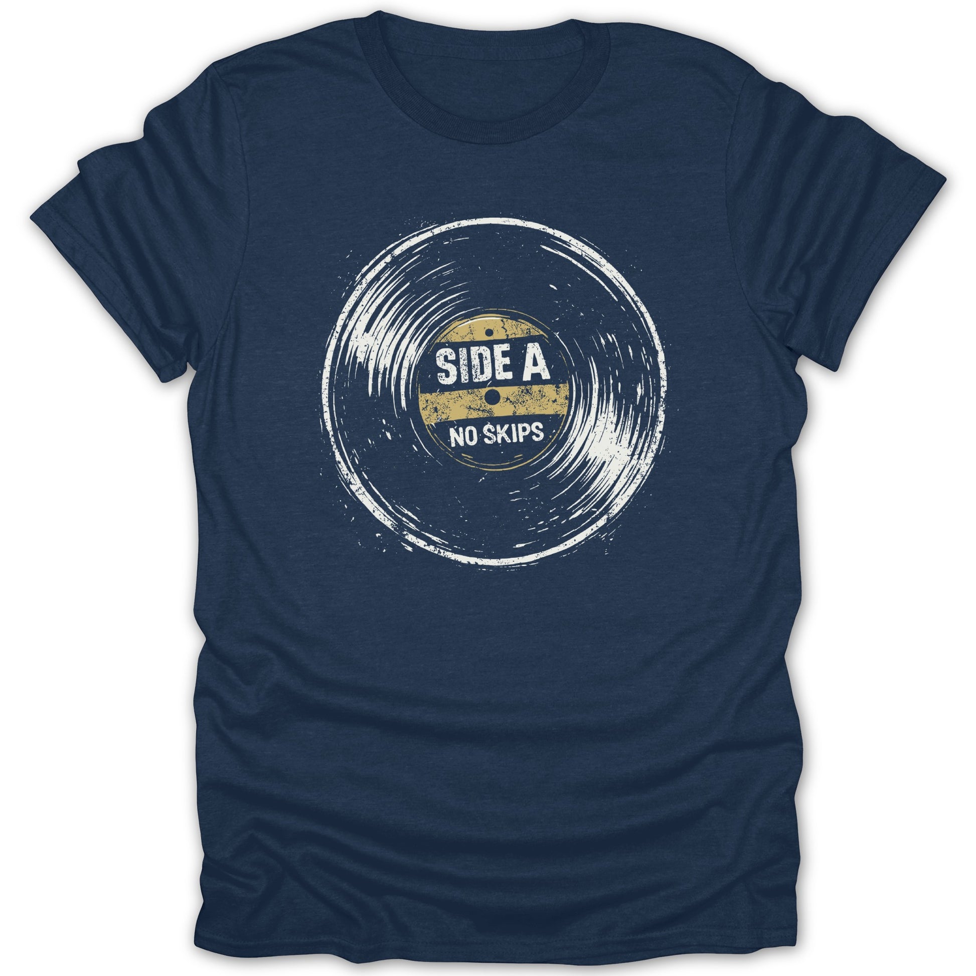 Side A No Skips Retro Vinyl Record T-Shirt