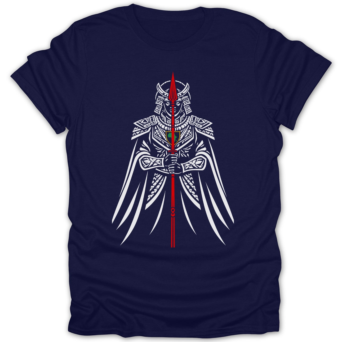 Medieval Knight Warrior Graphic Design T-Shirt