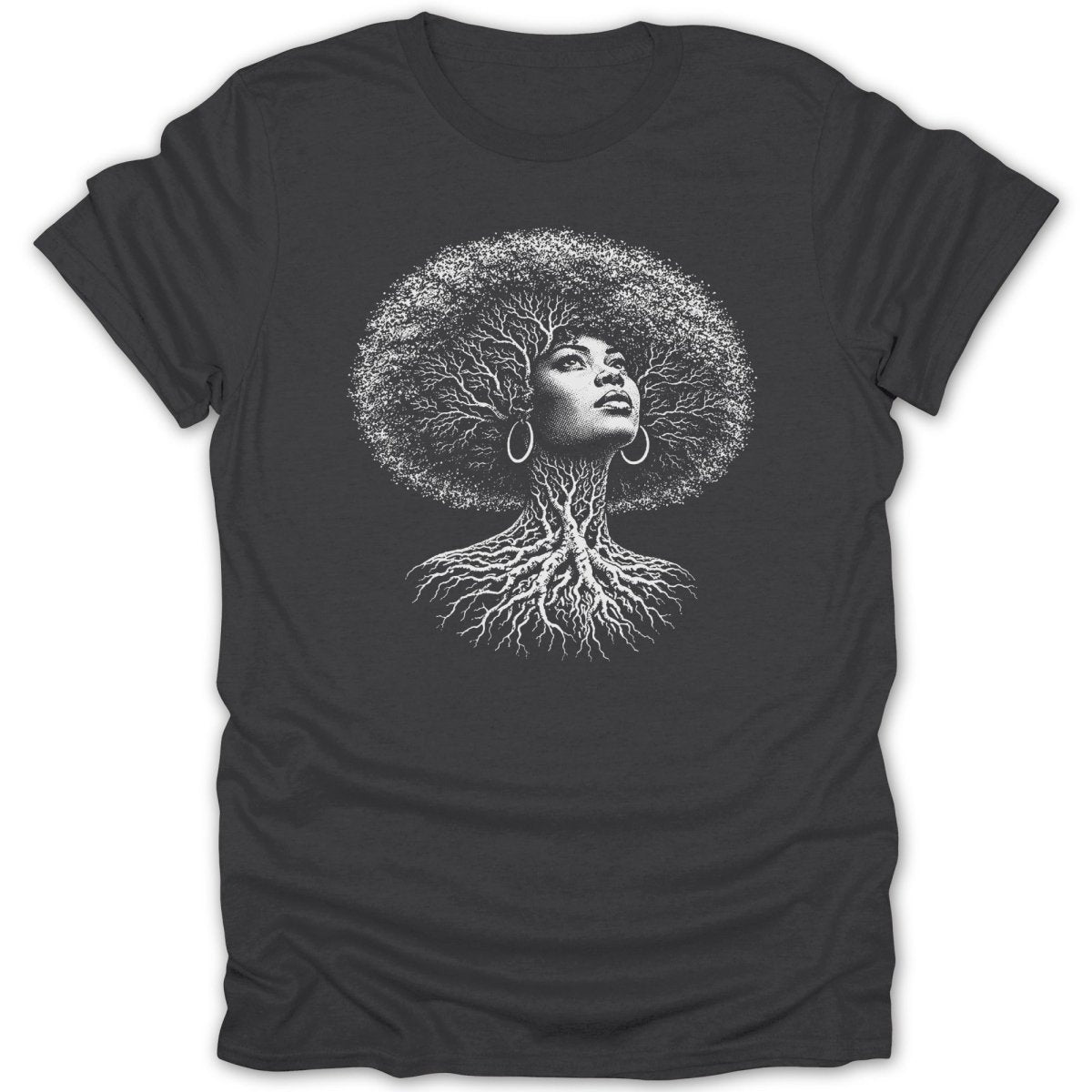Afro Girl Roots Tee - Zion Threadz
