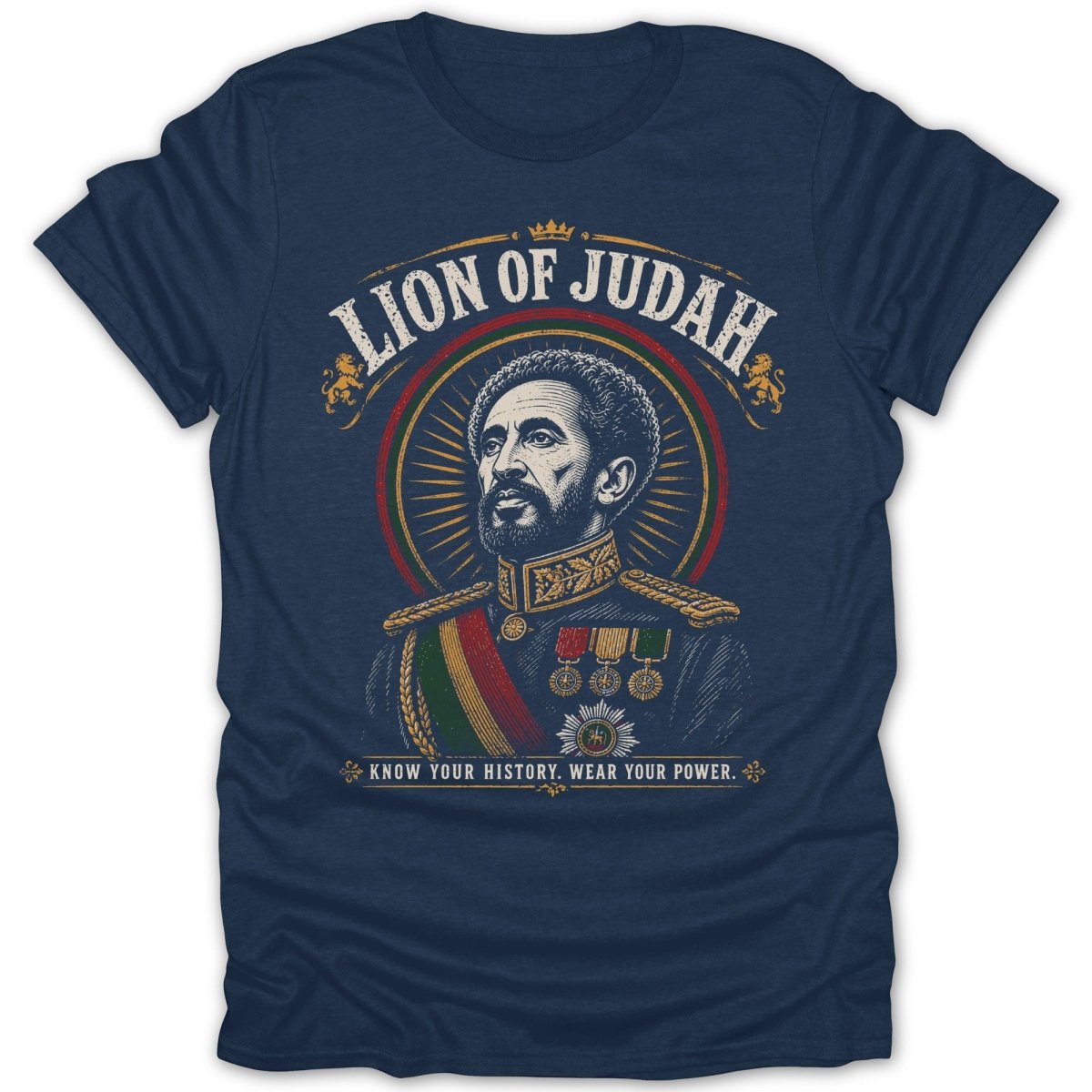 Haile Selassie Lion of Judah Tee - Zion Threadz