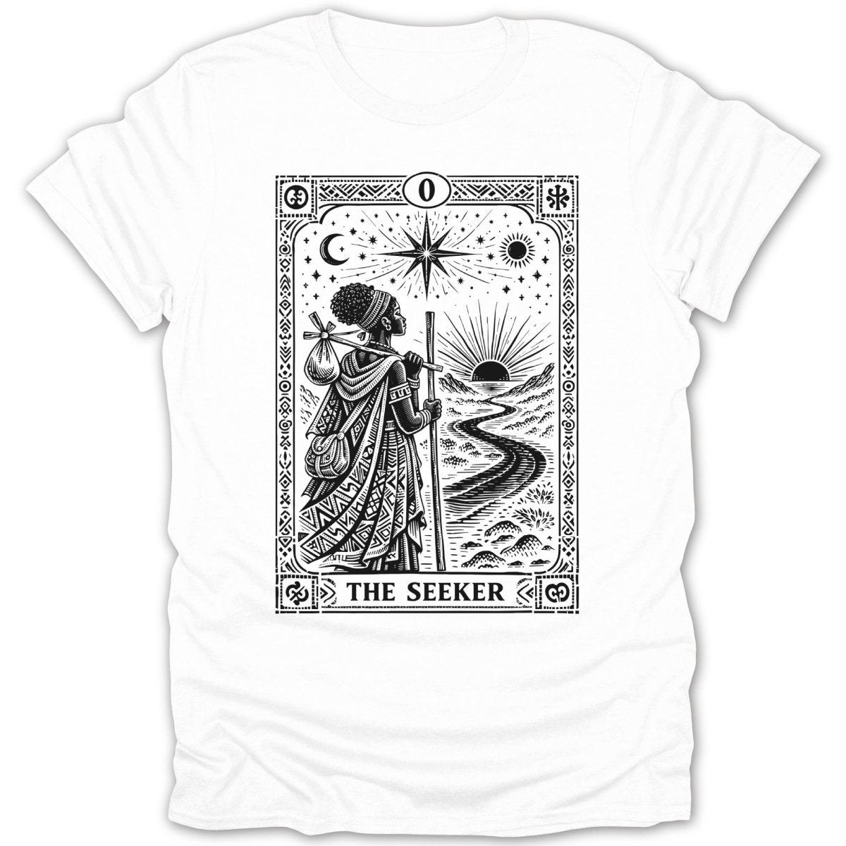 The Seeker Tarot Card Tee - Zion Threadz