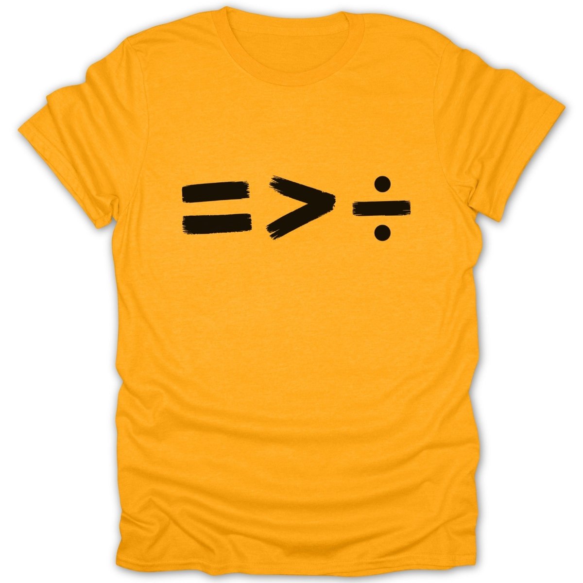 Equality Greater Than Division 2 BW Tee - Zion Threadz