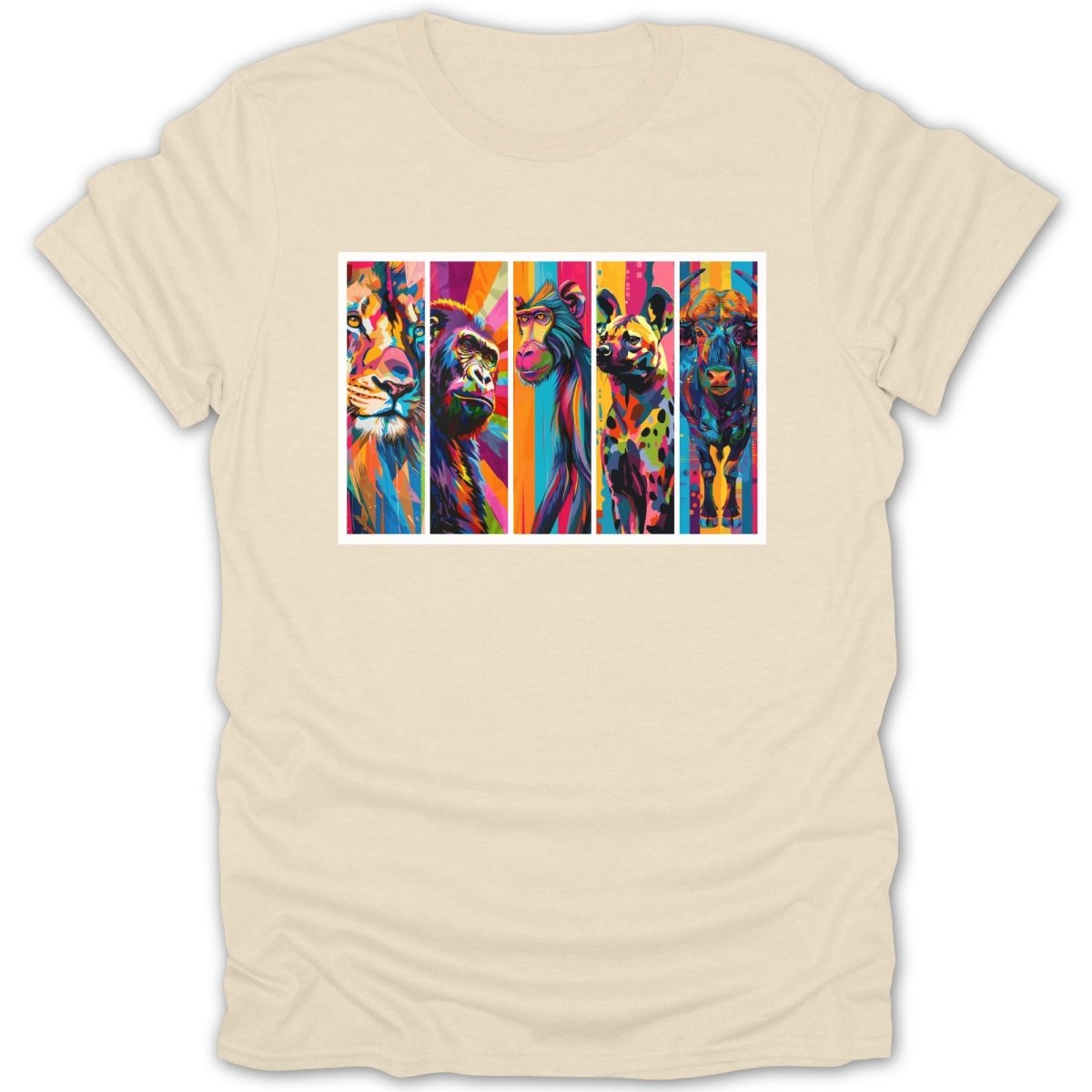 African Animals Pop Art Tee - Zion Threadz