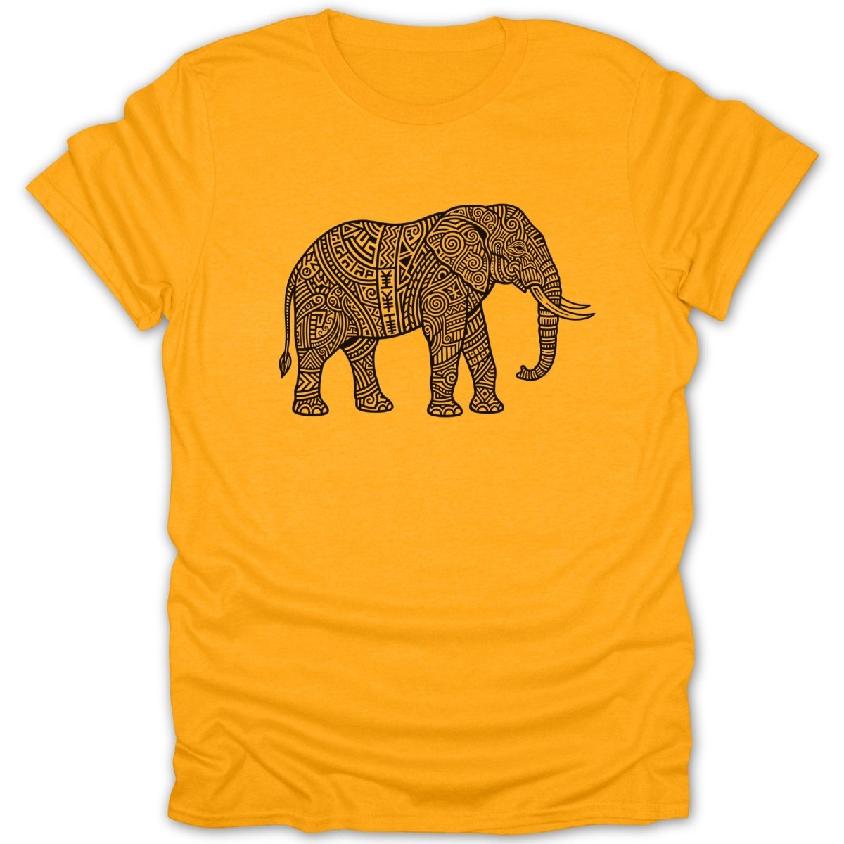 Tribal Elephant Pattern Tee - Zion Threadz
