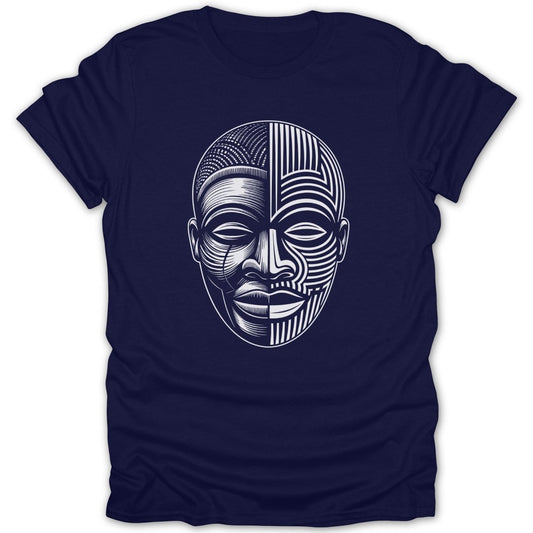 Duality Tribal Mask Tee - Zion Threadz