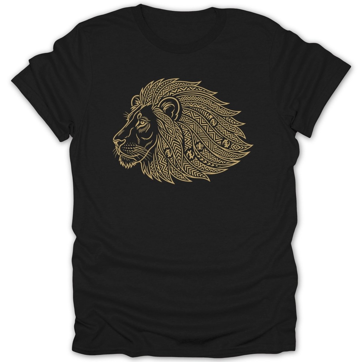 African Lion Golden Tee - Zion Threadz