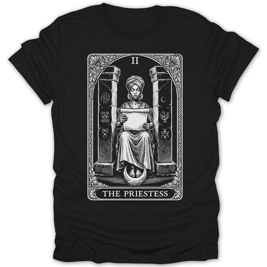High Priestess Tarot B Tee - Zion Threadz