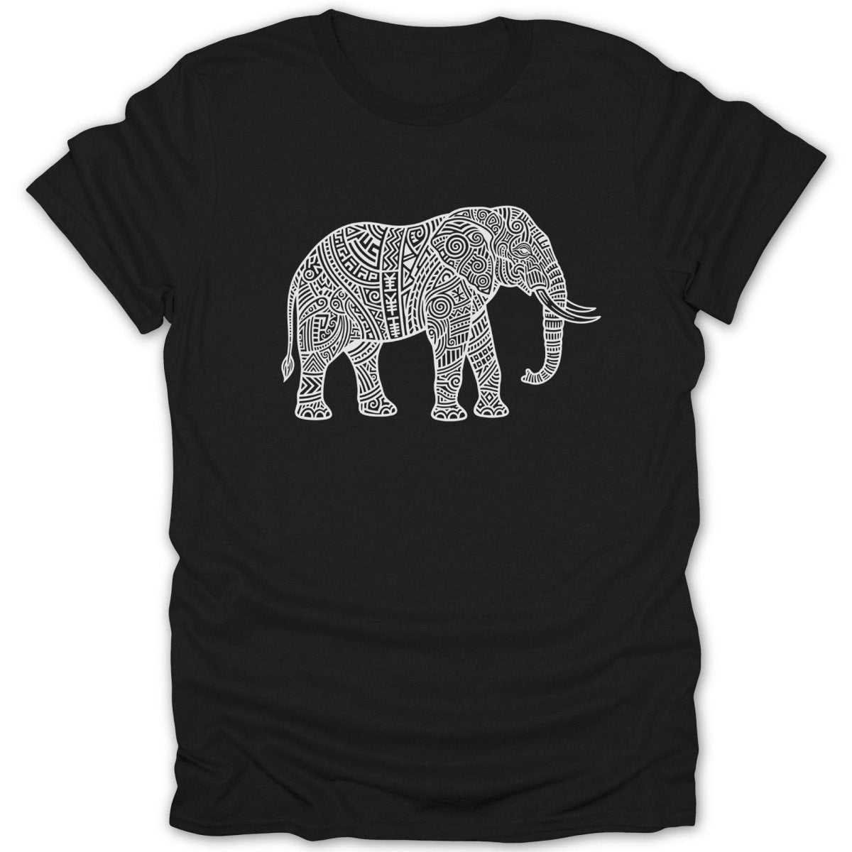 Tribal Elephant Pattern Tee - Zion Threadz