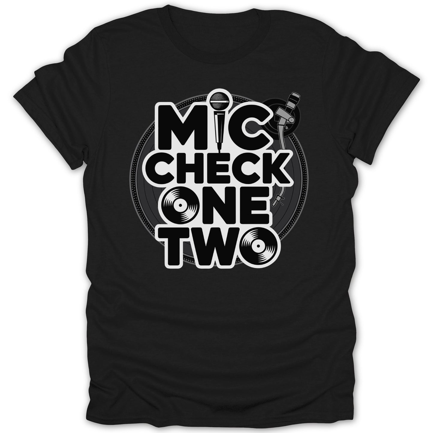 Mic Check One Two Graphic Printed T-Shirt product type