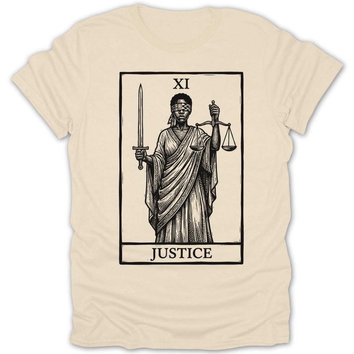 Lady Justice Tarot Tee - Zion Threadz