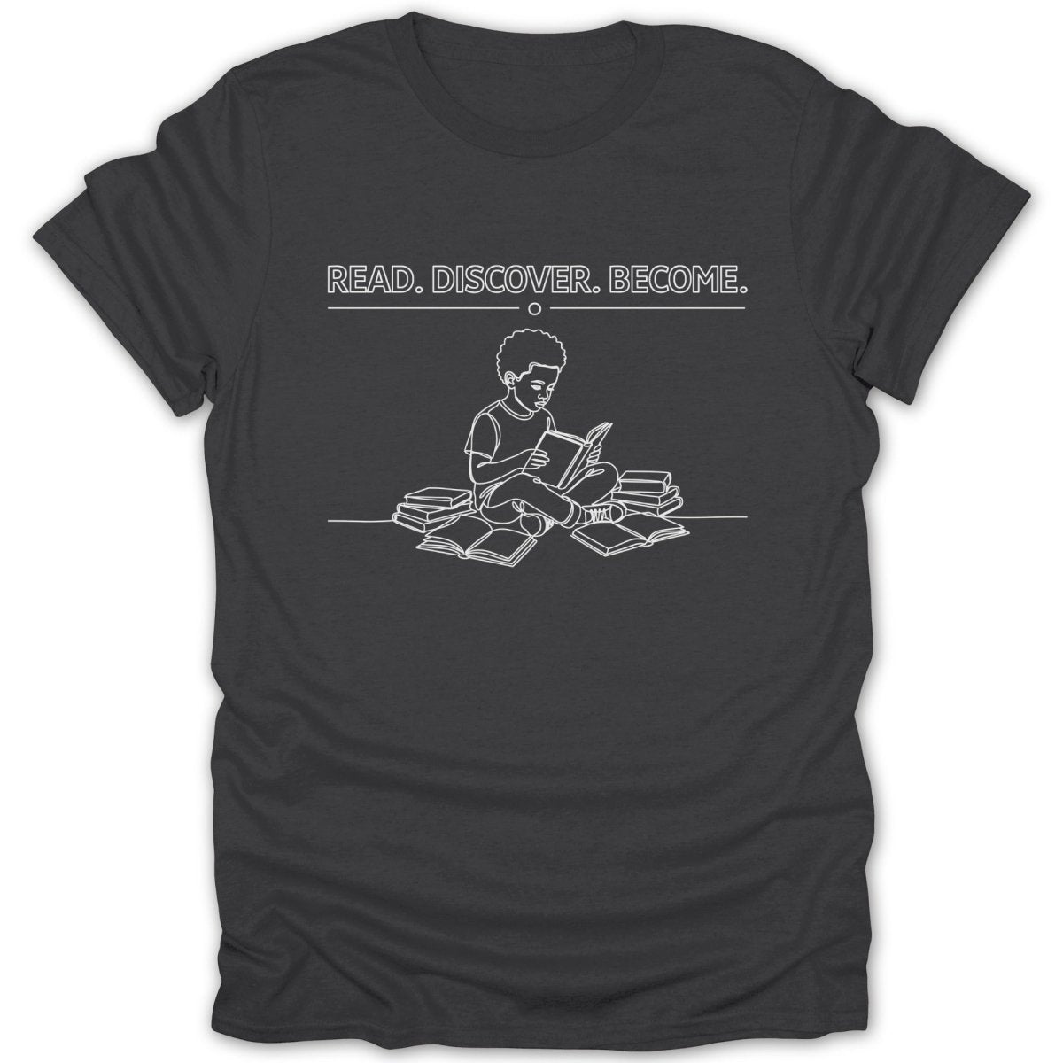 Black Boy Read Discover Become Tee - Zion Threadz