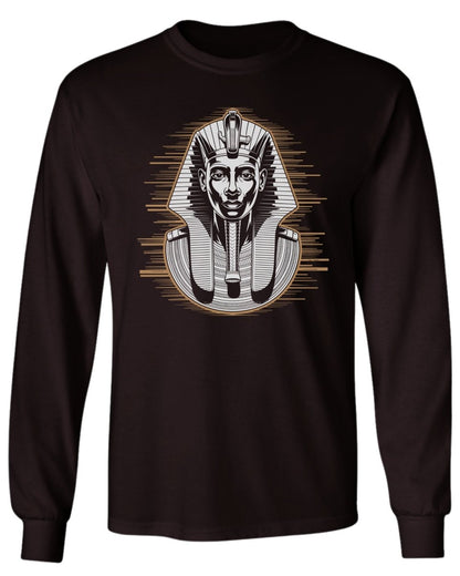 Egyptian Pharaoh Long Sleeve Tee - Zion Threadz