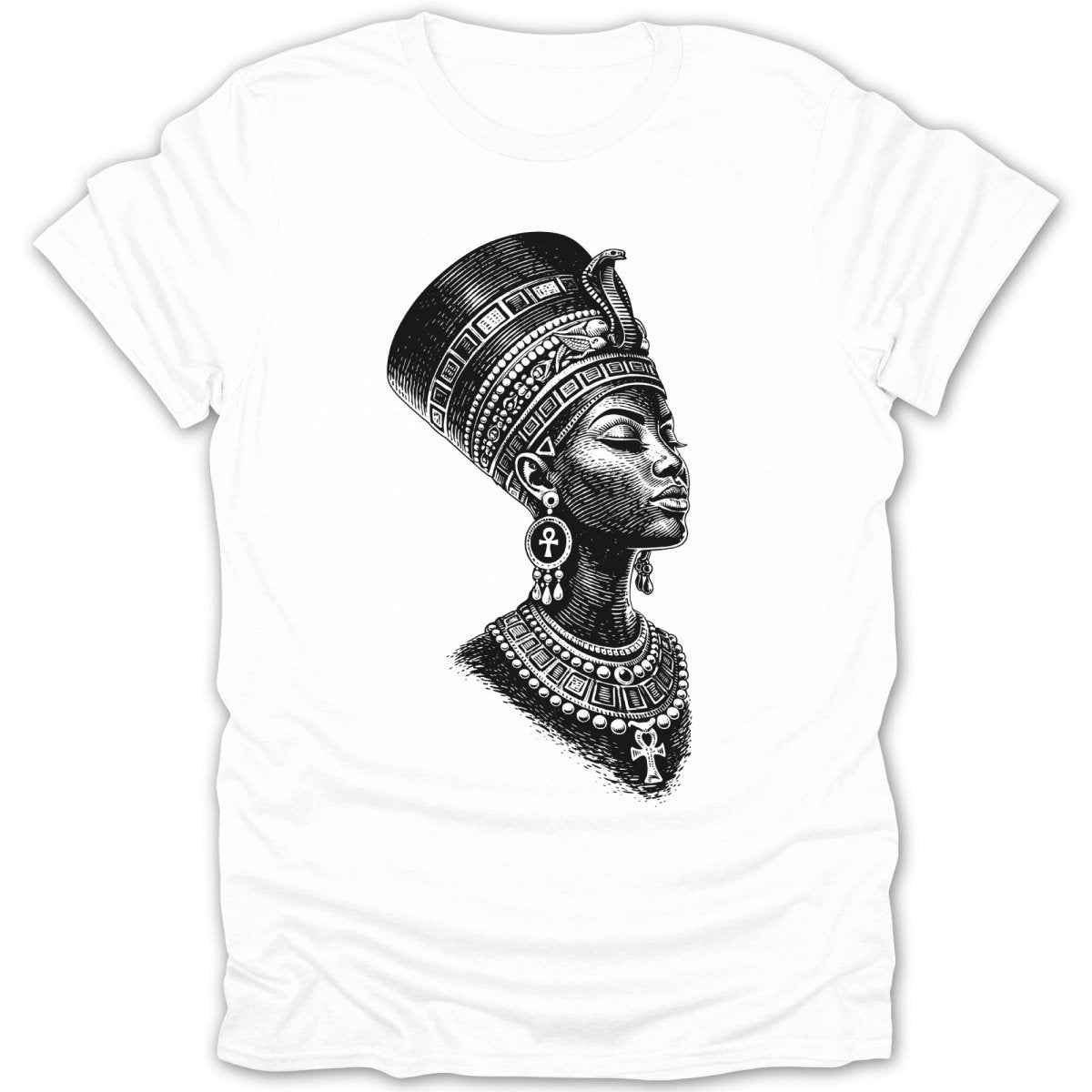 Nefertiti Empress Engraving Tee - Zion Threadz