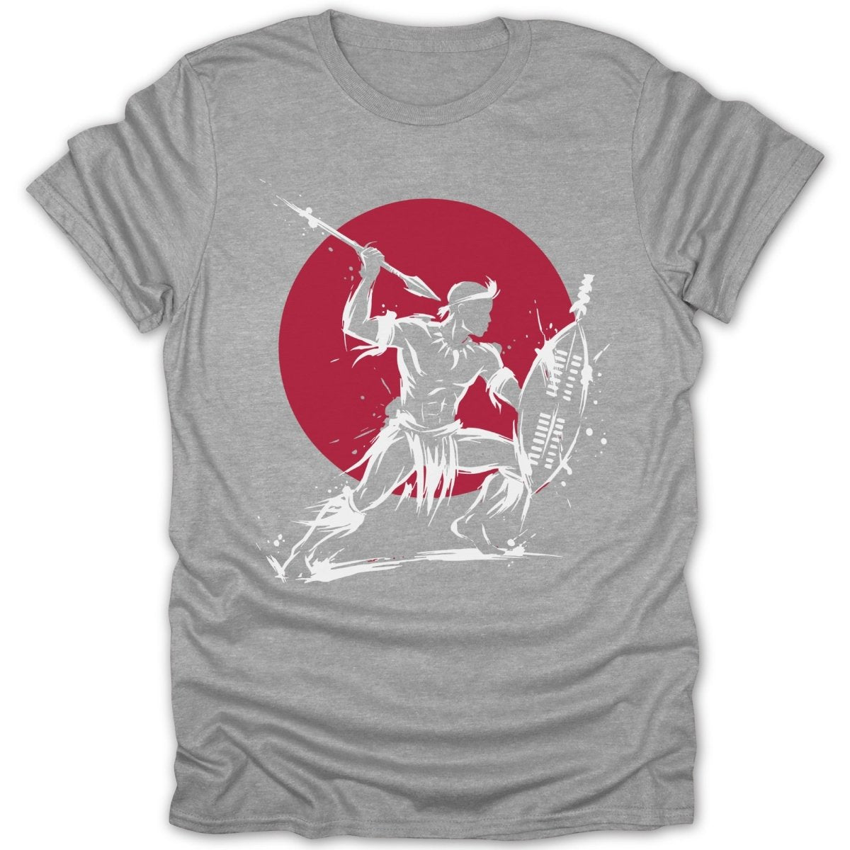 Warrior Shield Red Sun Tee - Zion Threadz