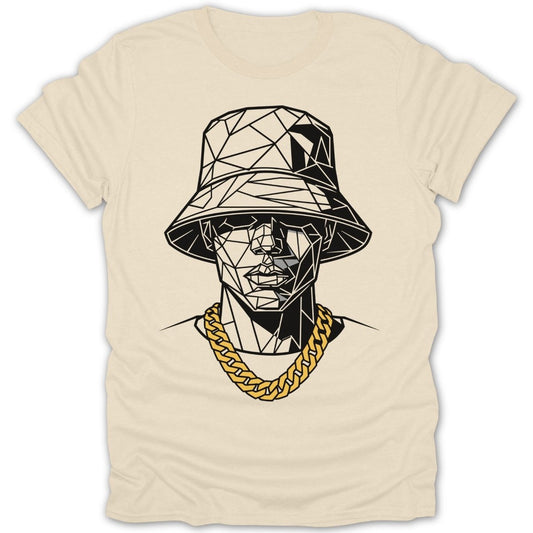 Abstract Geometric Man Hat and Chain Tee - Zion Threadz