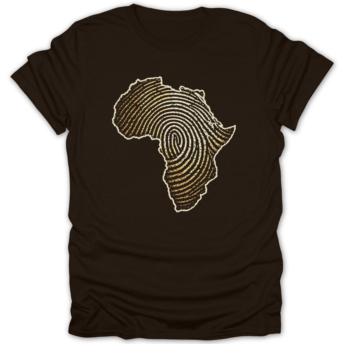 Africa Fingerprint GLD Tee - Zion Threadz