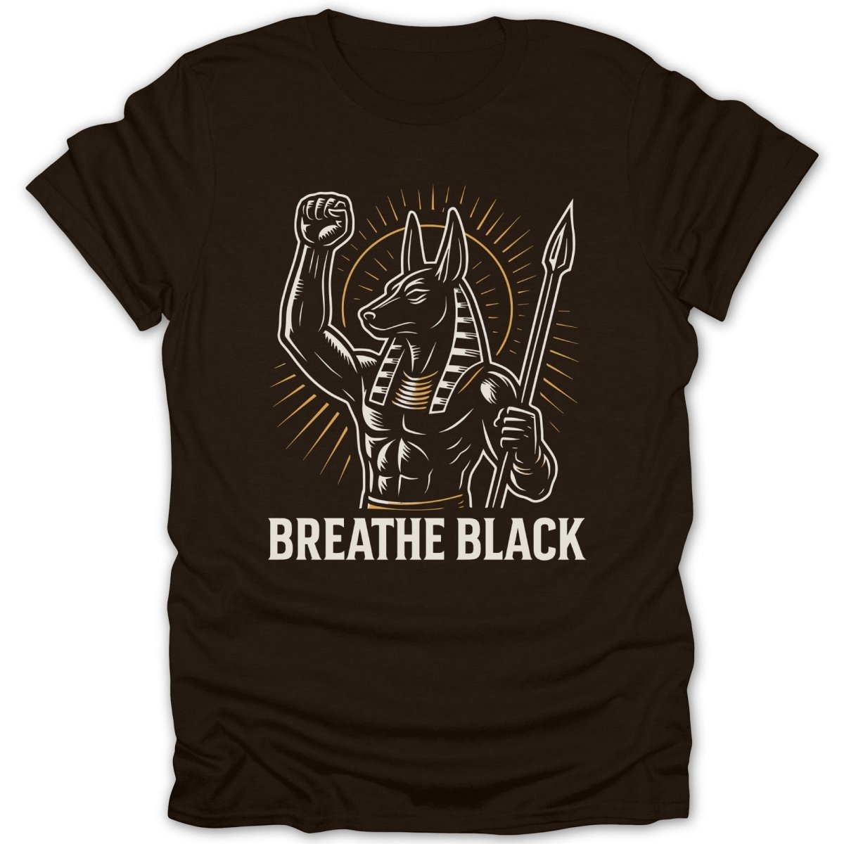 Breathe Black Anubis Tee - Zion Threadz