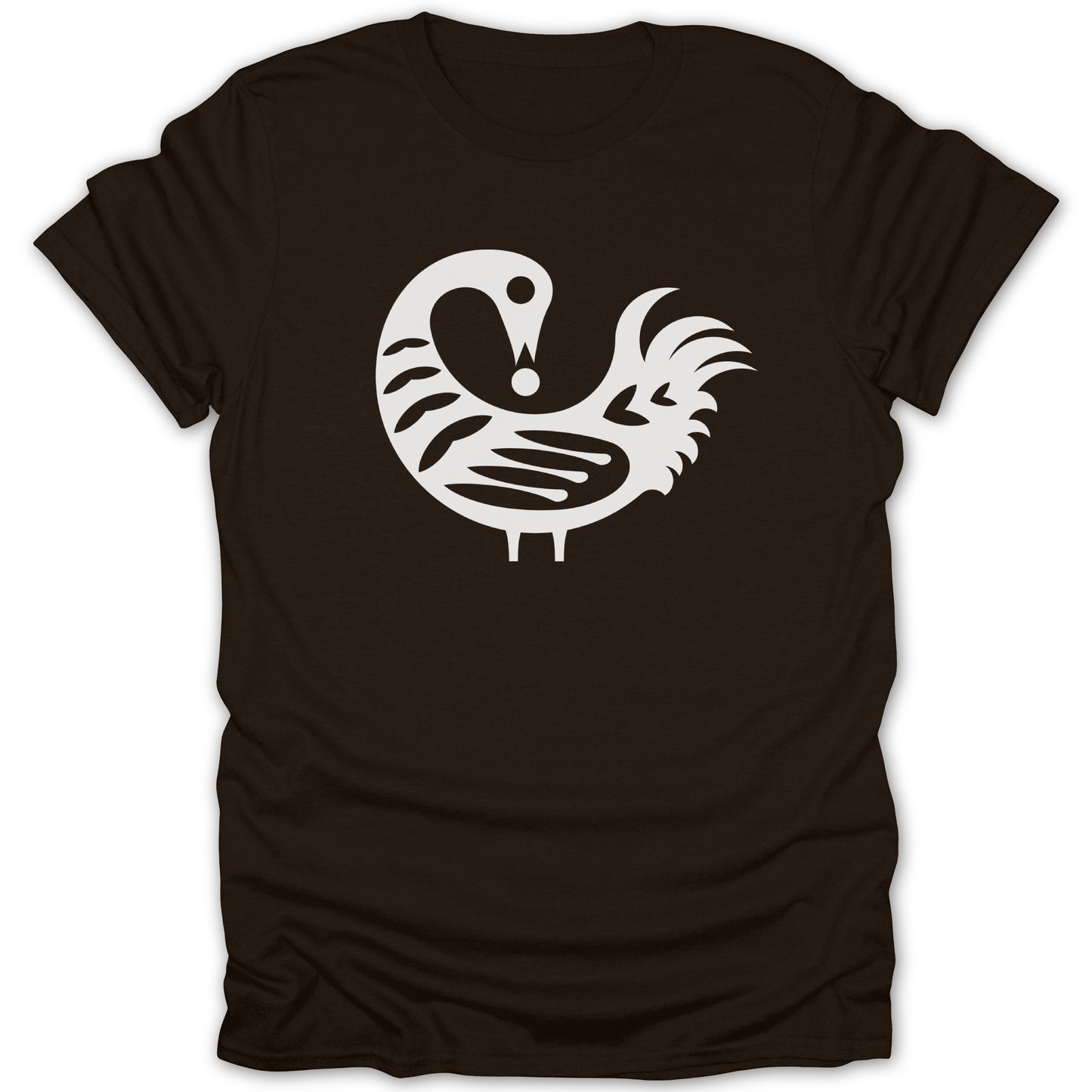 Unique Graphic Tee with Stylish Bird Design Shirt