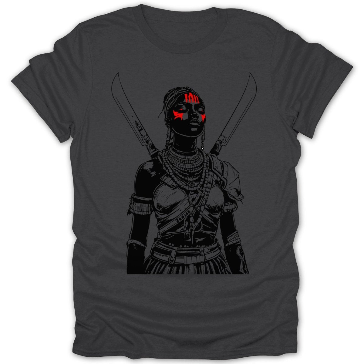 Dahomey Agojie Warrior Battle Ready Tee - Zion Threadz