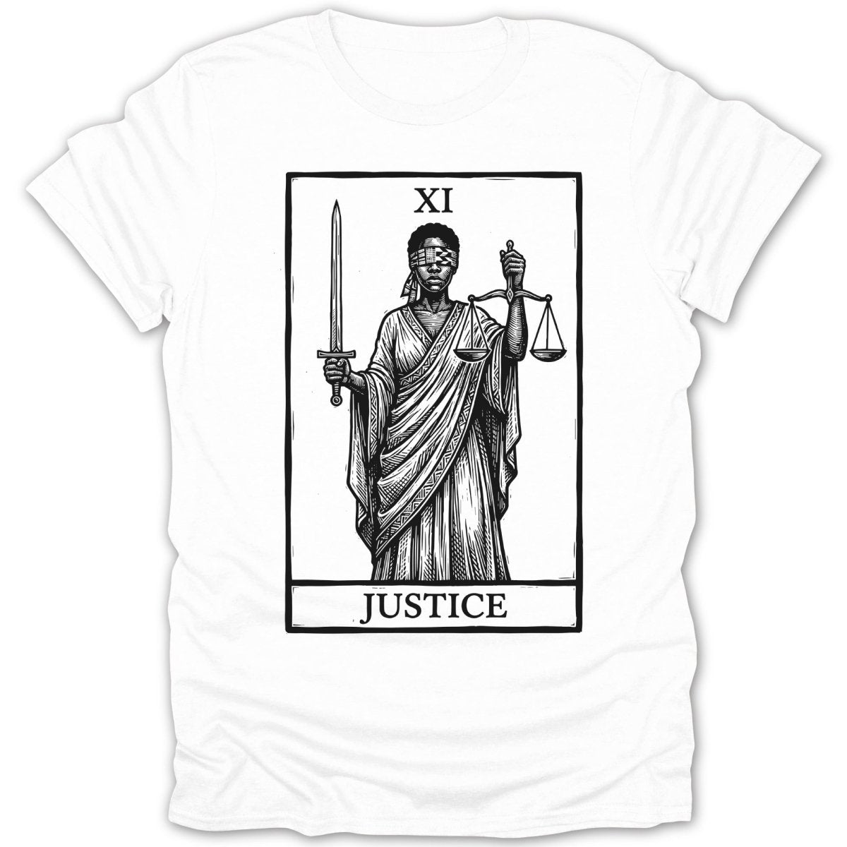 Lady Justice Tarot Tee - Zion Threadz